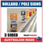 Bollard Signs 1000x300